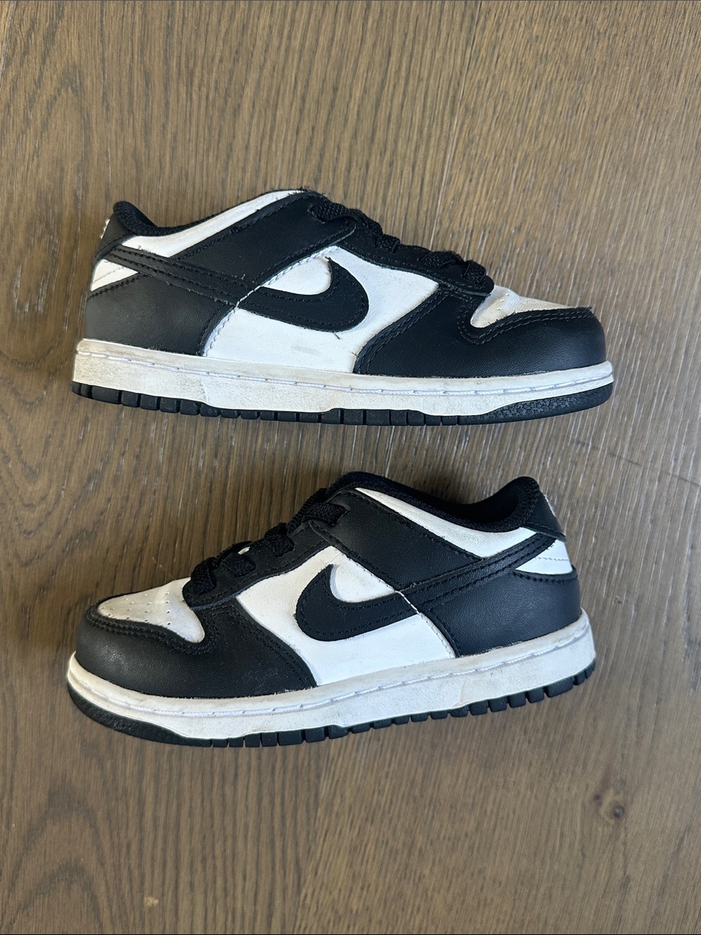 Nike Dunk Black and White Low-Top Sneakers